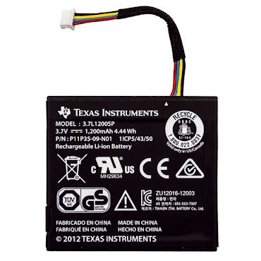 Originalbatteri till TI Nspire CX, CX CAS samt Touchpad (3.7L1060SP/3.7L1200SP)
