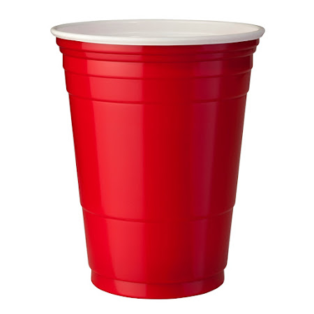Beer Pong Bord (med Flip Cup) inkl. 50 st röda muggar
