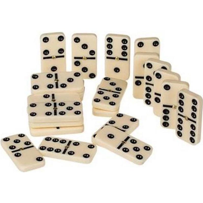 Dominospel - Domino i praktiskt fodral för förvaring