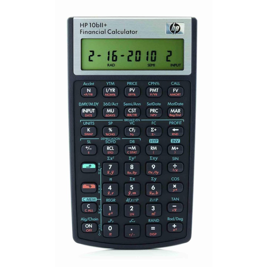 HP 10bII+ Finansräknare