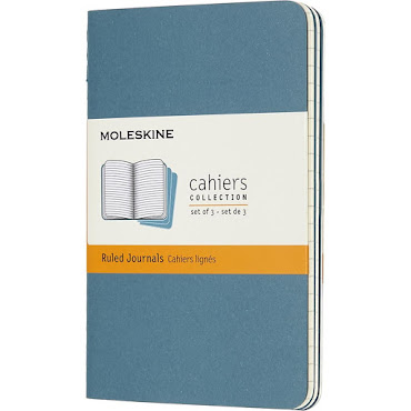 Cahier Journal Large Brisk Blue