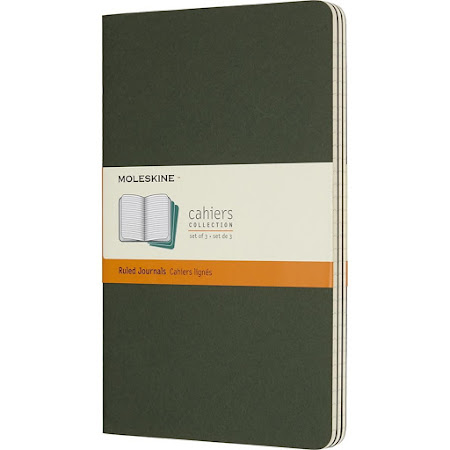 Cahier Journal Large Green