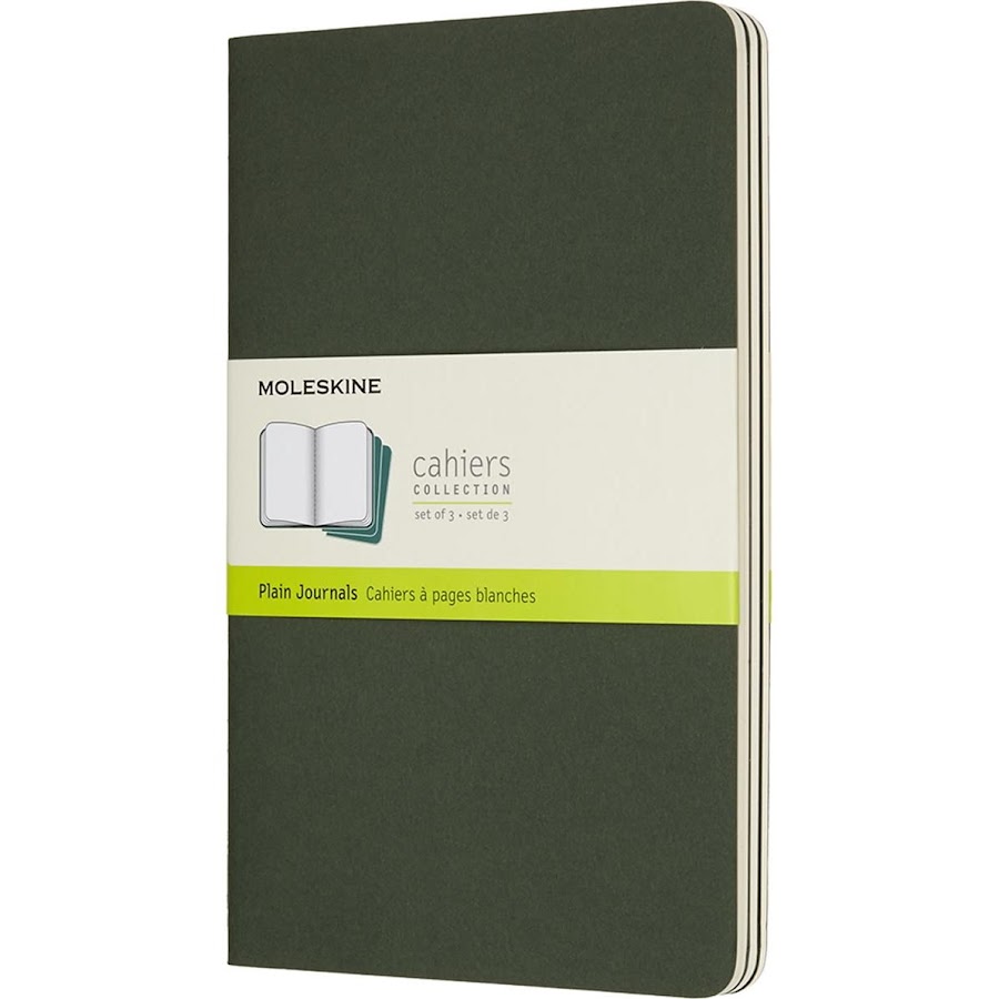 Cahier Journal Large Green