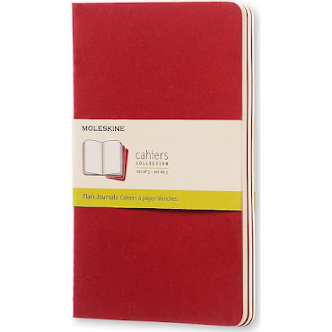 Cahier Journal Large Red