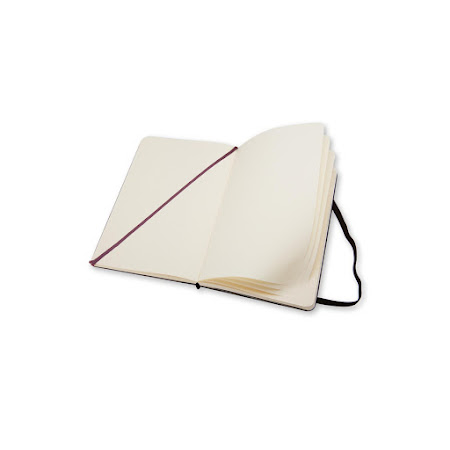 Classic Hard Cover Large Plain Black