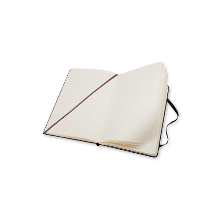 Classic Hard Cover Large Plain Black