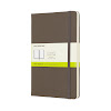 Classic Hard Cover Large Plain Brown