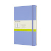 Classic Hard Cover Large Plain Hydrangea Blue