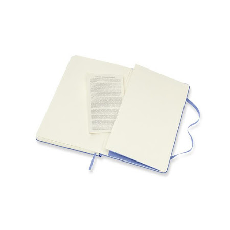 Classic Hard Cover Large Plain Hydrangea Blue
