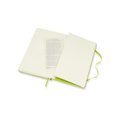 Classic Hard Cover Large Plain Lemon Green