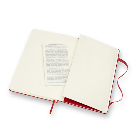 Classic Hard Cover Large Plain Red