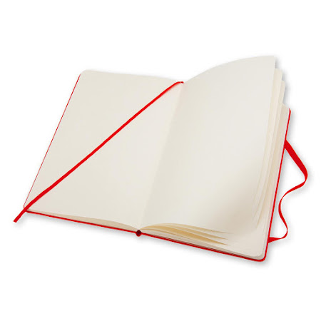Classic Hard Cover Large Plain Red
