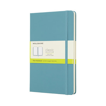 Classic Hard Cover Large Plain Reef Blue