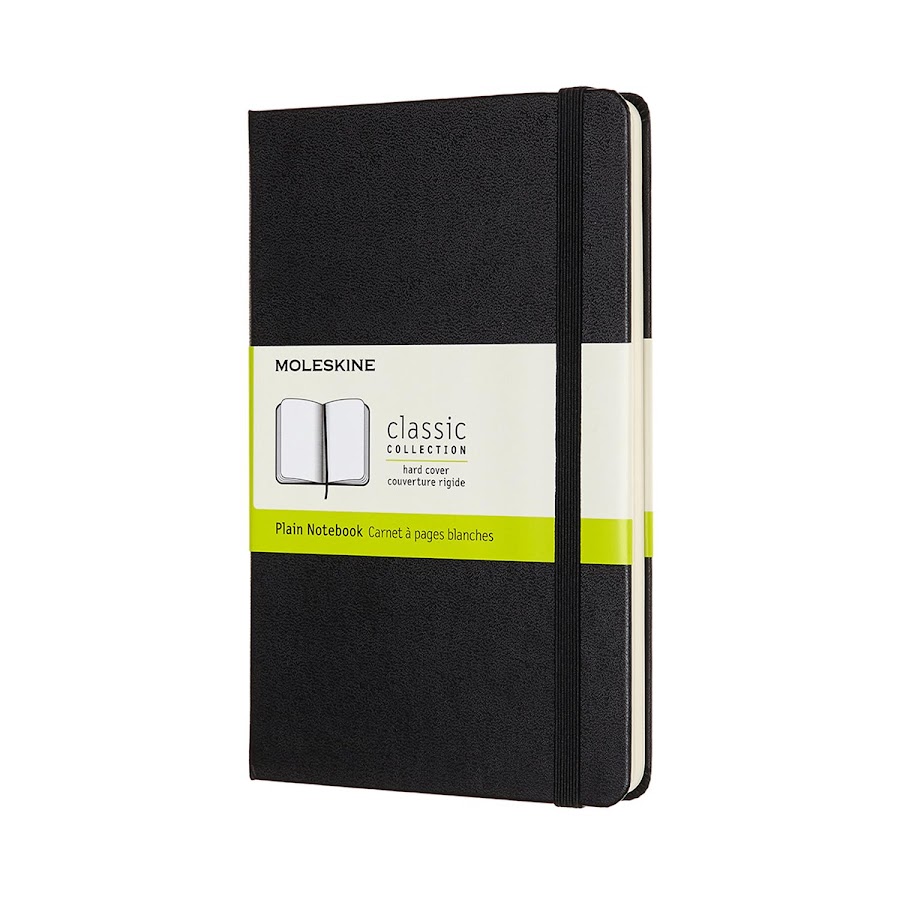Classic Hard Cover Pocket Plain Black