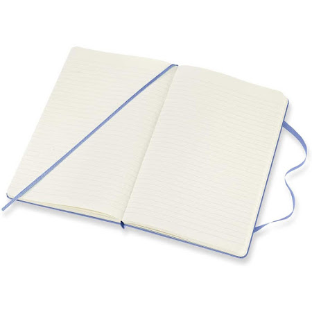 Classic Hard Cover Pocket Plain Hydrangea Blue