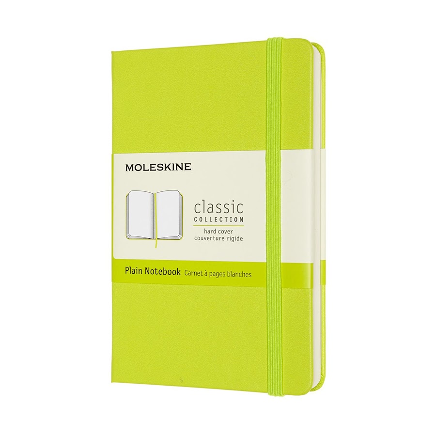 Classic Hard Cover Pocket Plain Lemon Green
