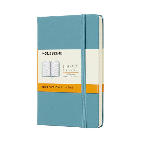 Classic Hard Cover Pocket Plain Reef Blue