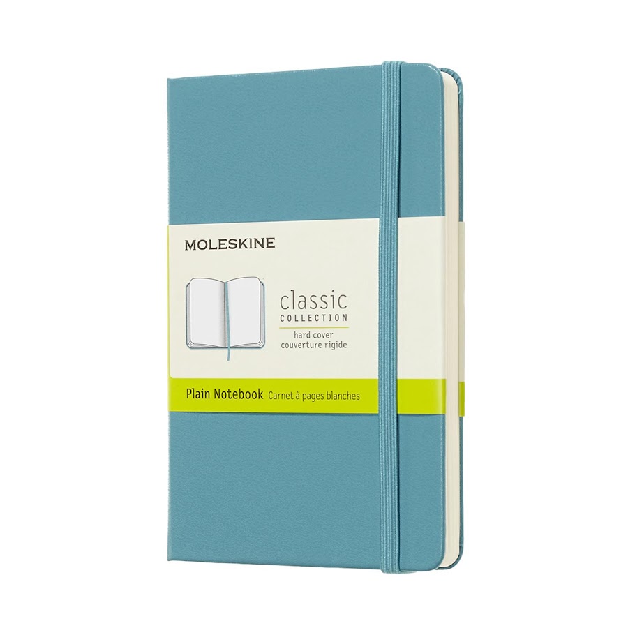 Classic Hard Cover Pocket Plain Reef Blue