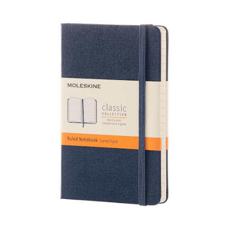 Classic Hard Cover Pocket Sapphire Blue