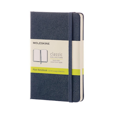 Classic Hard Cover Pocket Sapphire Blue