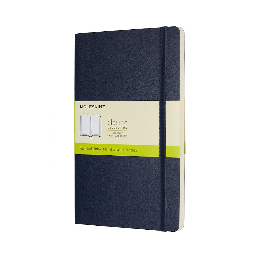 Classic Soft Cover Large Sapphire Blue