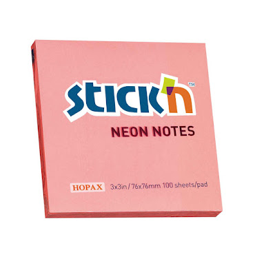 Recycleblock Post it lappar 100b 76x76, Rosa