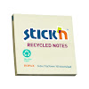 Recycleblock Post it lappar 100b 76x76, Gul