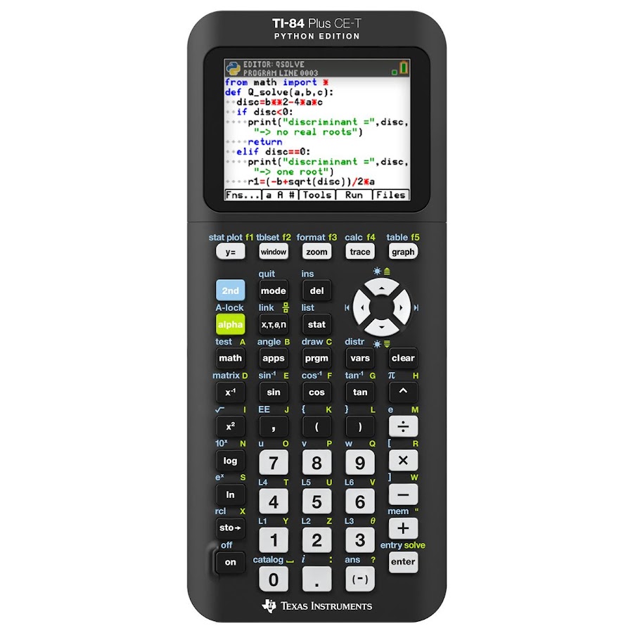 TI-84 Plus CE-T Python Edition